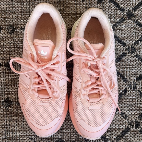 Adidas ZX 1K Boost Women's‎ Size 6 Peach Pink Hi‑Tail H6903R Running Shoes - Picture 5 of 11